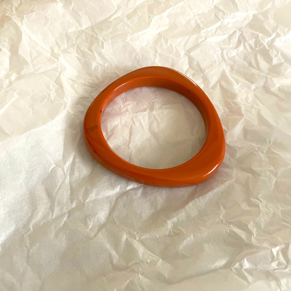 Burnt orange geometric bracelet. Perfect for beach! Summer wear come here!
